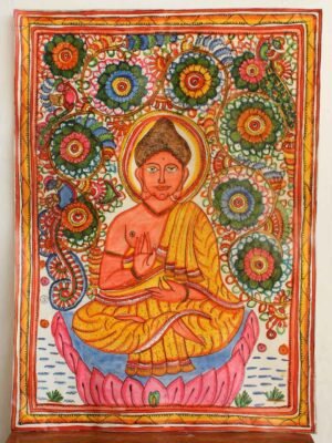 Gautum Buddha Tholu Bommalata Painting