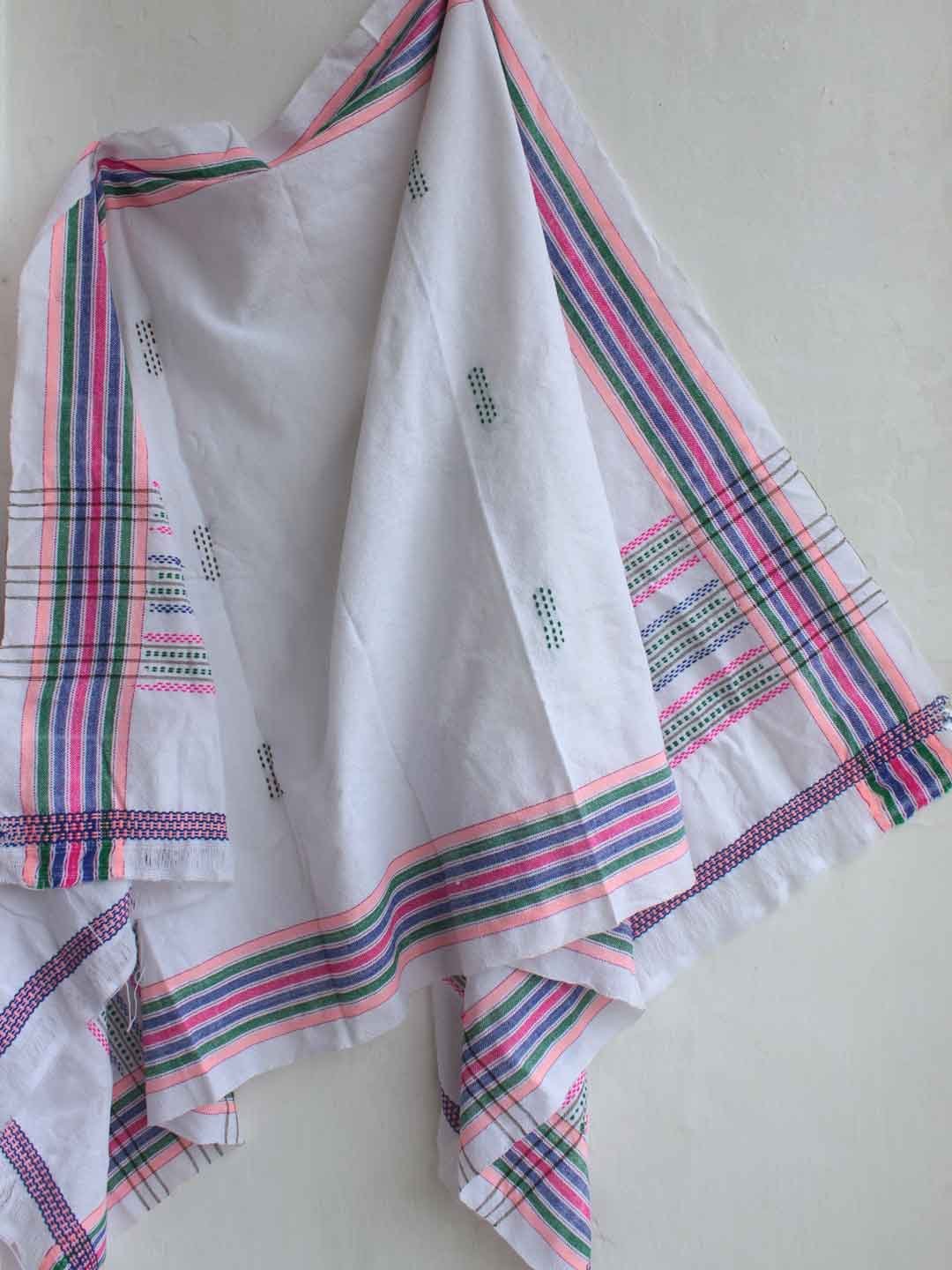 White-limbdi-handwoven-woolen-shawl White-limbdi-handwoven-woolen-shawl