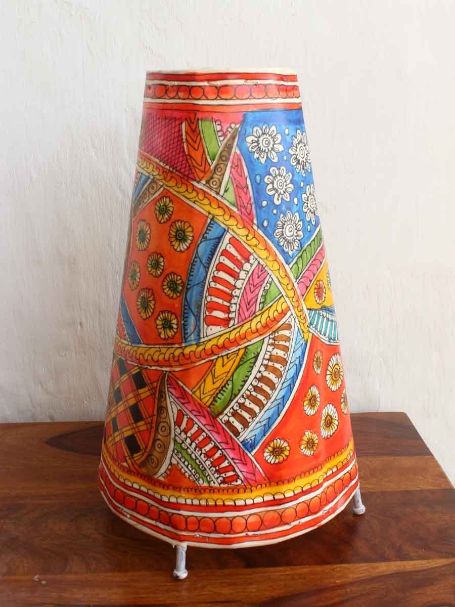 Abstract-painted-leather-puppetry-long-bedside-lamp Abstract-painted-leather-puppetry-long-bedside-lamp