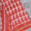 Orange-red-block-print-chanderi-saree-shilphaat