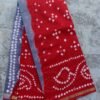 Red-and-grey-chanderi-bandhej-saree