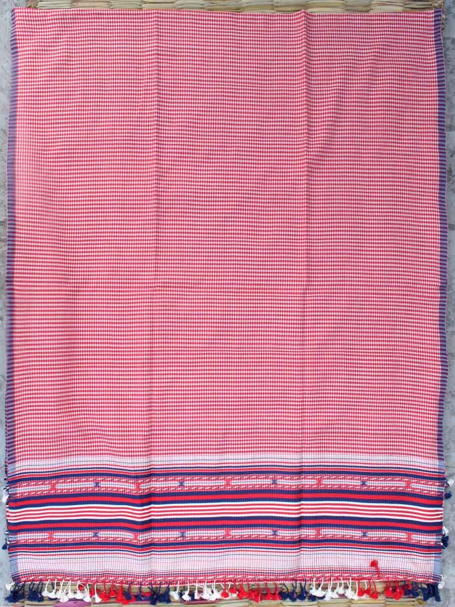 Red,-white,-blue-handwoven-bhujodi-cotton-dupatta Red,-white,-blue-handwoven-bhujodi-cotton-dupatta