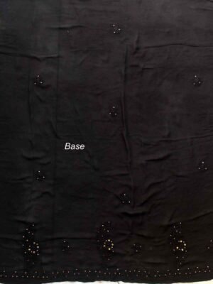 Black-chikankari-badla-work-viscose-saree