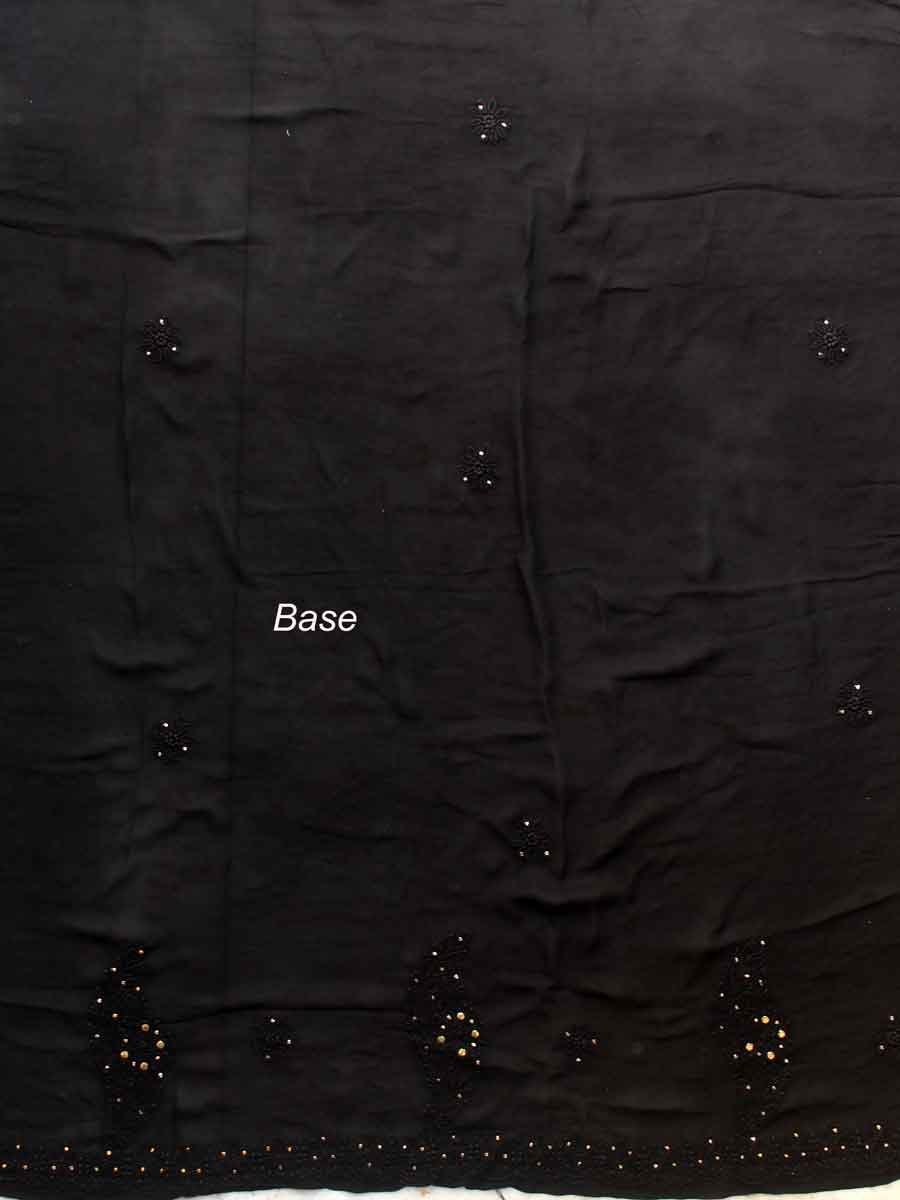 Black-chikankari-badla-work-viscose-saree Black-chikankari-badla-work-viscose-saree