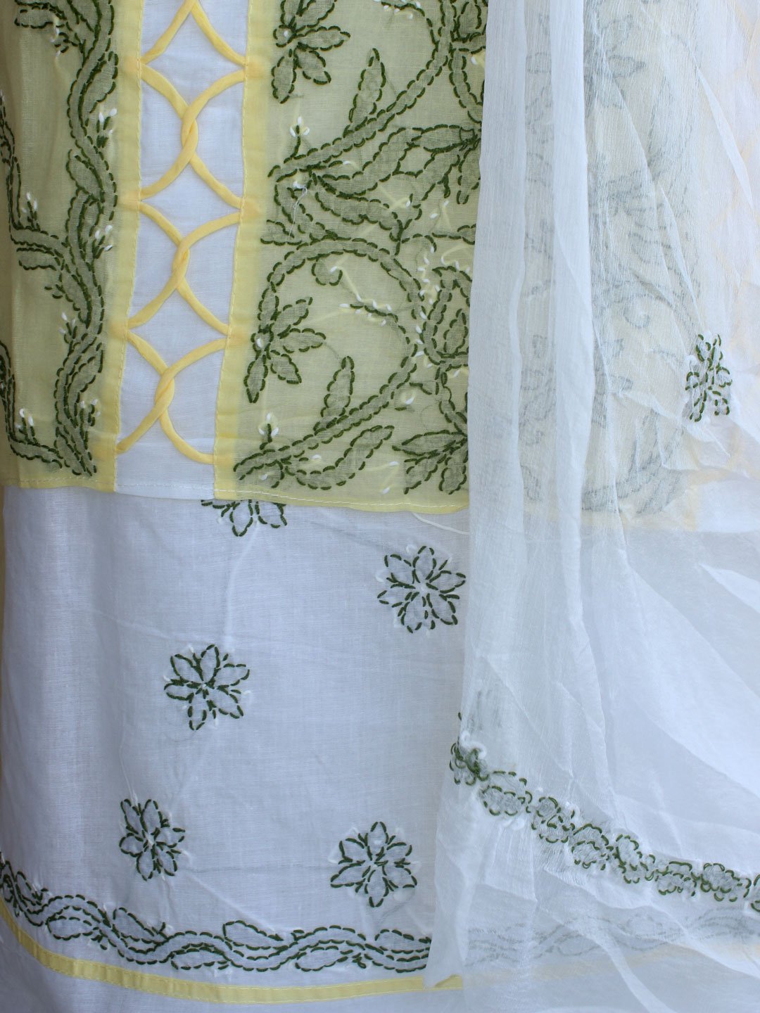 Pale-yellow-and-white-lucknow-embroidery-cotton-ladies-suit