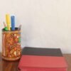 Tholu-bommalata-Elephant-painted-pen-holder