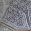 Block-printed-Brown-grey-kota-cotton-saree-Shilphaat