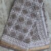 Dabu-printed-brown-grey-kota-cotton-saree