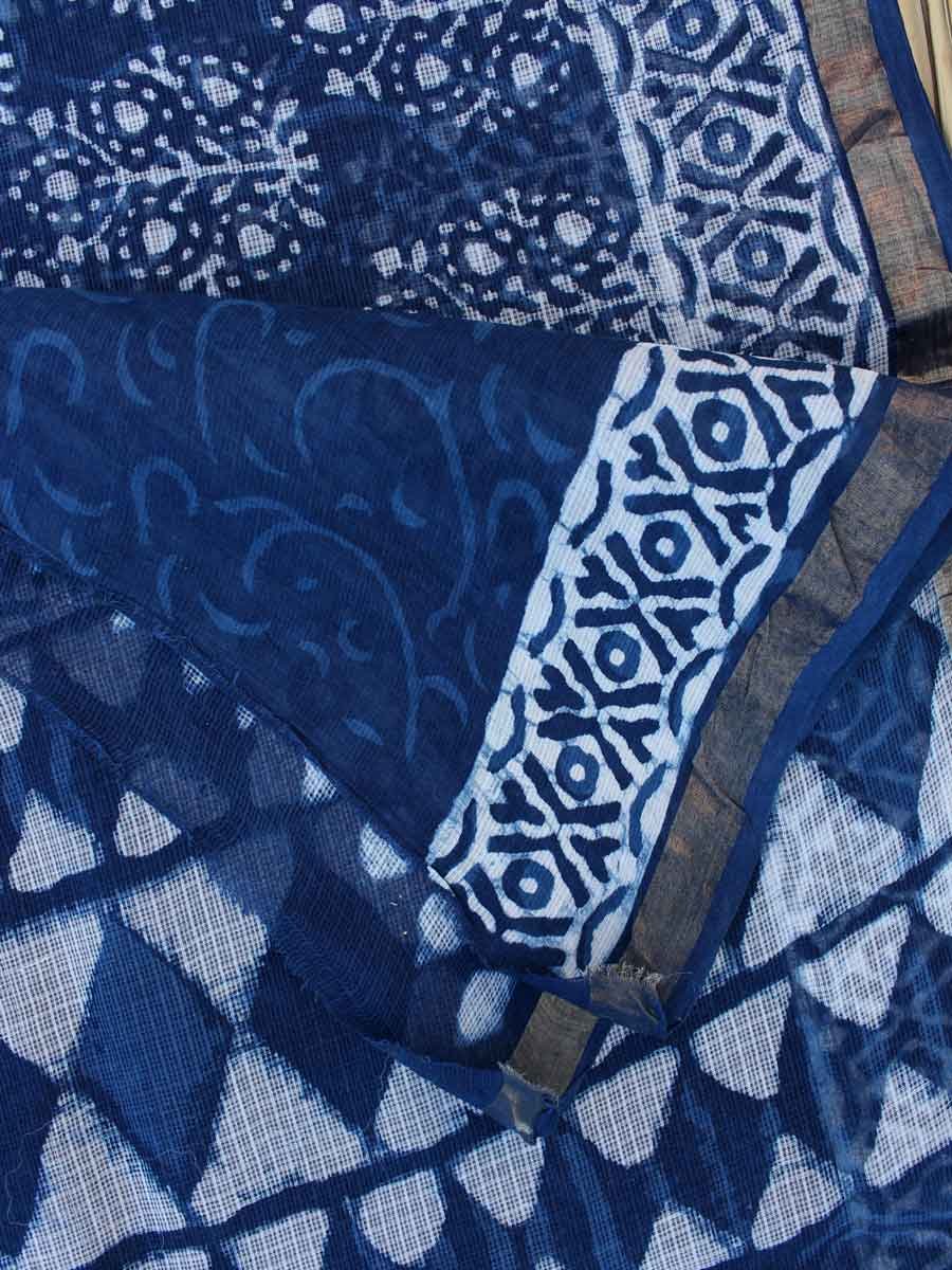 Dabu-indigo-block-printed-kota-doria-sari