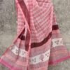 Pink-and-White-Block-Printed-Chanderi-Dupatta