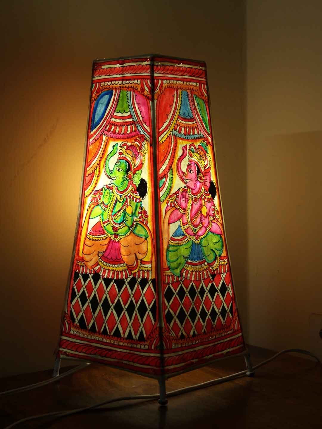 Ganesha-rectangle-tholu-bommalata-lamp Ganesha-rectangle-tholu-bommalata-lamp