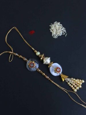 Elegant-Red-and-White-Bhiya-bhabhi-Rakhi