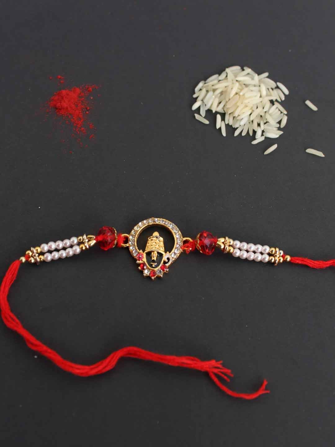 God-Tirupati-crystal-Rakhi God-Tirupati-crystal-Rakhi