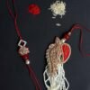 Pearls-and-kundan-red-white-Bhaiya-Bhabhi-Rakhi