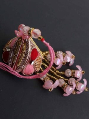 Red-and-pink-zariwork-lulba-bhabhi-rakhshabandhan