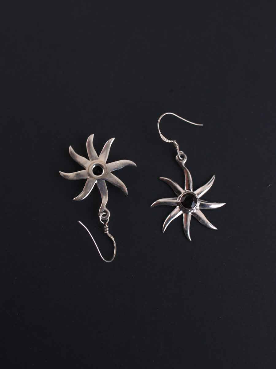 Starfish-Pure-Silver-Earrings