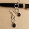 3-rings,-black-stone,-real-silver-earrings