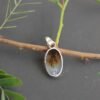 Dendritic-agate-small-silver-pendant