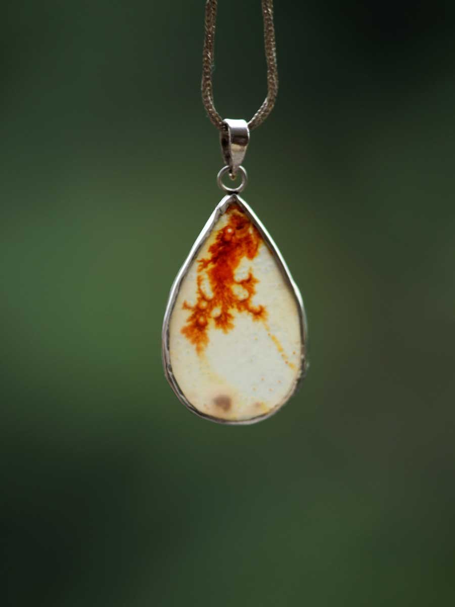 Drop-shape-Shazar-stone-silver-pendant Drop-shape-Shazar-stone-silver-pendant