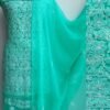 Emereald-green-Georgette-chikankari-dress-material-Shilphaat