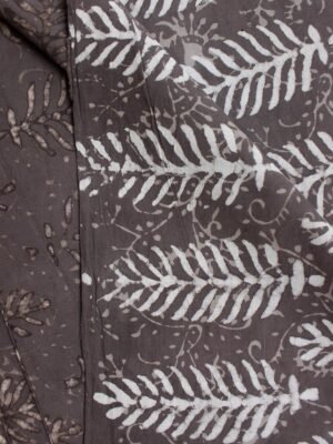 Grey-dabu-block-printed-mul-cotton-kurta-fabric