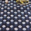 Indigo-and-Black-Bagru-Block-printed-cotton-shirt-fabric