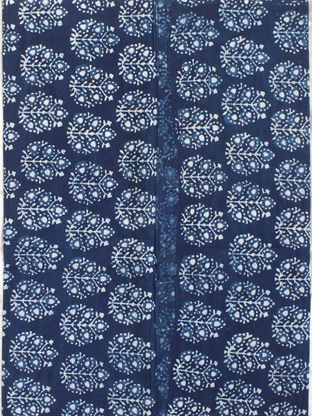 White-and-Indigo-Dabu-block-printed-pure-cotton-shirt-fabric White-and-Indigo-Dabu-block-printed-pure-cotton-shirt-fabric