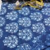 White-and-natural-Indigo-Dabu-bagru-block-printed-mul-cotton-kurta-fabric