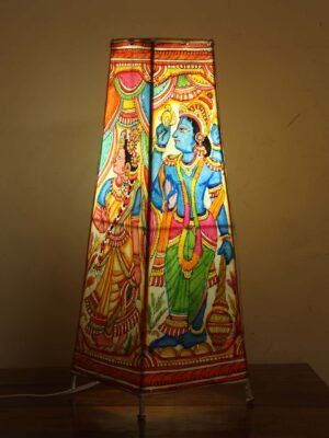 Lakshmi-Narayan-Tholu-bommalata-Big-table-lamp