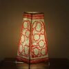 Red-and-white-Tholu-Bommalata-long-lamp
