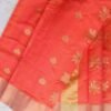Orange-handwoven-Leaf-buit-chanderi-saree