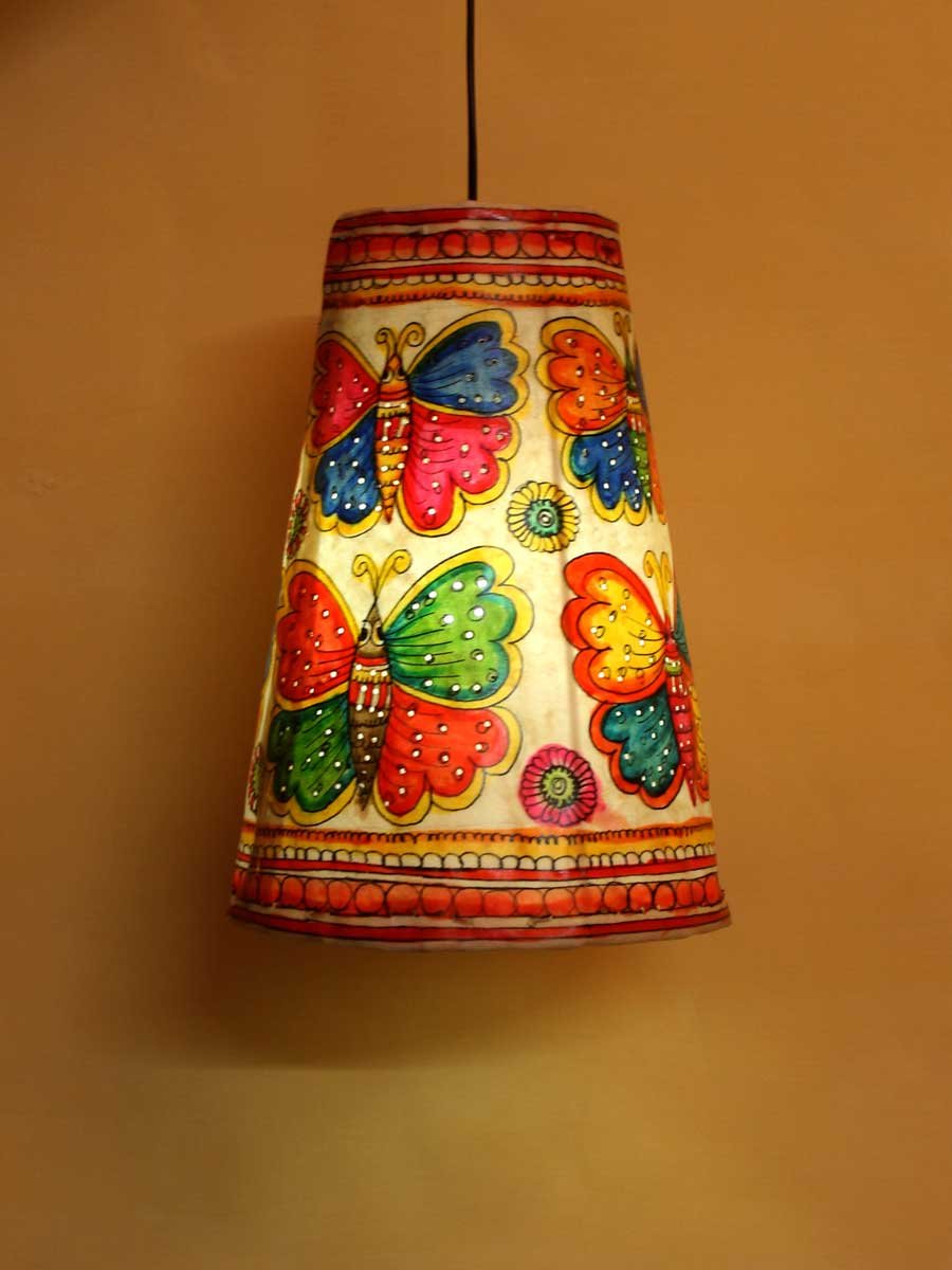 Butterfly-Tholu-Bommalata-Hanging-Lamp Butterfly-Tholu-Bommalata-Hanging-Lamp