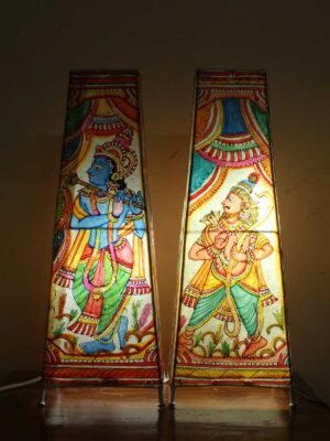 Dashavtar-16-in-long-leather-table-Lamp