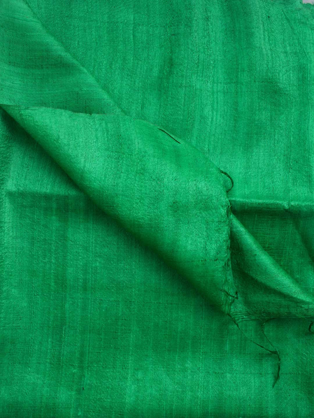 Emerald-Green-Bhagalpuri-Dupion-silk-dupatta-Fabric