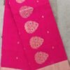 Meena-buti-Fushia-Pink-zariwork-chanderi-saree