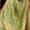 Spring-green-pure-katan-silk-Banarasi-dupatta
