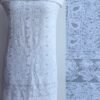 Flowers-and-leaves-viscose-georegtte-chikankari-mukaish-kurta-fabric