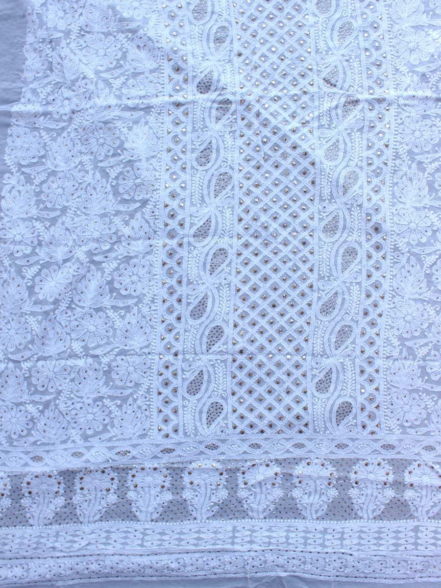Paisleys-chikankari-mukaish-georgette-kurta-fabric Paisleys-chikankari-mukaish-georgette-kurta-fabric