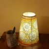 Yellow-flowers-Tholu-Bommalata-lamp-pen-stand-set-