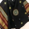 Black-Kutch-Ahir-embroidered-woolen-shawl