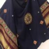 Dark-blue-Ahir-embroidered-woolen-Shawl