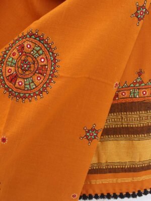 Turmeric-Yellow-Suf-embroidered-wool-shawl