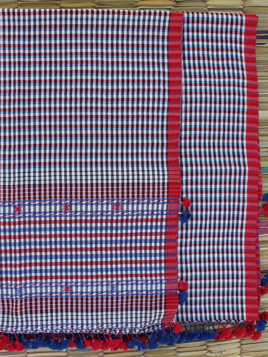Red,-Blue-and-white-chequered-bhuj-kala-cotton-wrap Red,-Blue-and-white-chequered-bhuj-kala-cotton-wrap