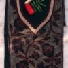 red-and-beige-kanthawork-black-cotton-kurta-fabric