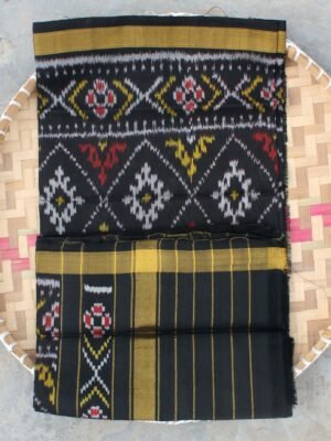 Black--pure-silk-patan-patola-dupatta