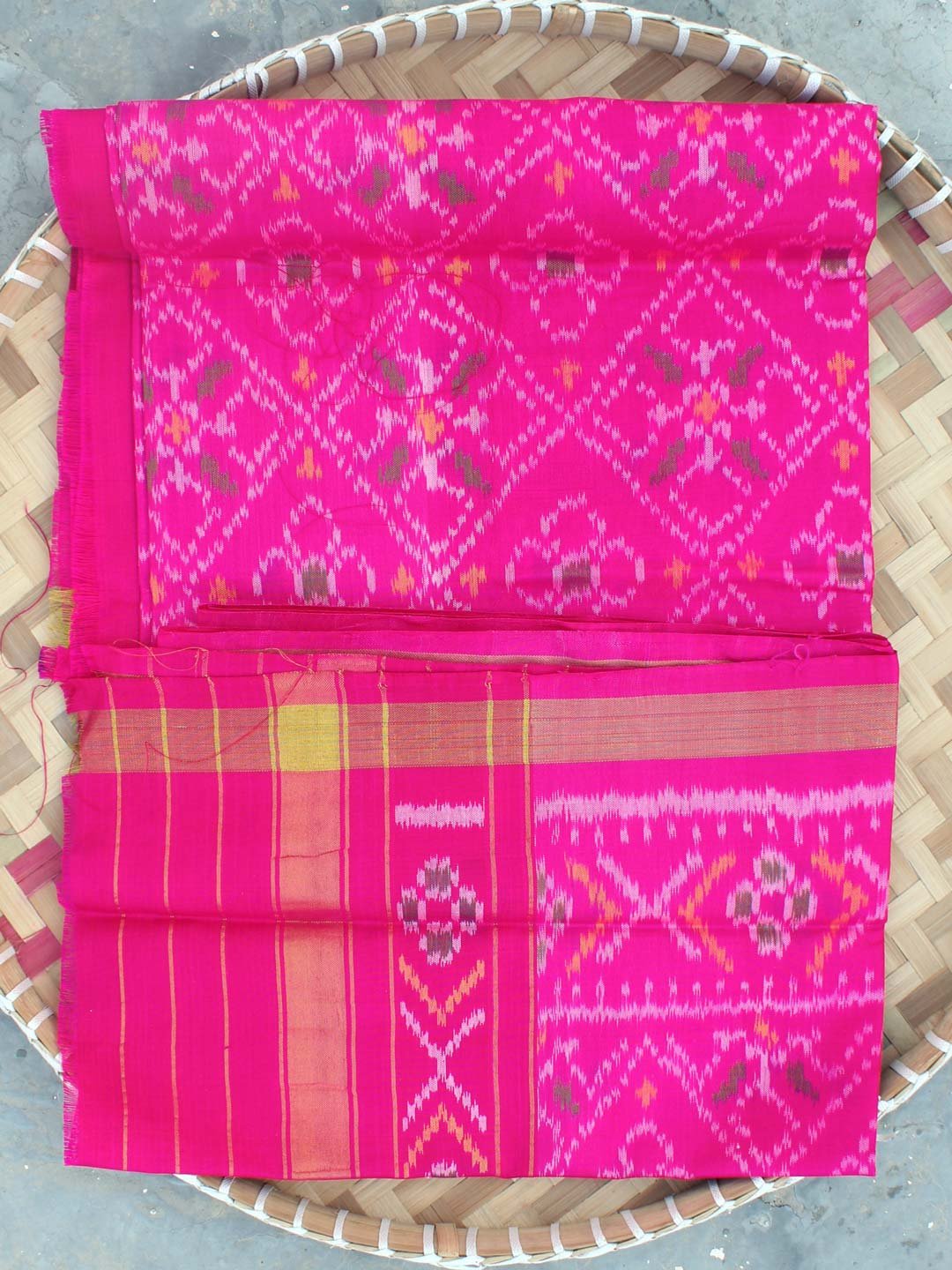 Dark-Pink-pure-silk-patan-patola-dupatta Dark-Pink-pure-silk-patan-patola-dupatta
