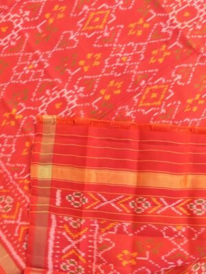 Orange--pure-silk-single-ikat-patan-patola-dupatta