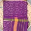 Purple and off-white -pure-silk-patan-patola-dupatta