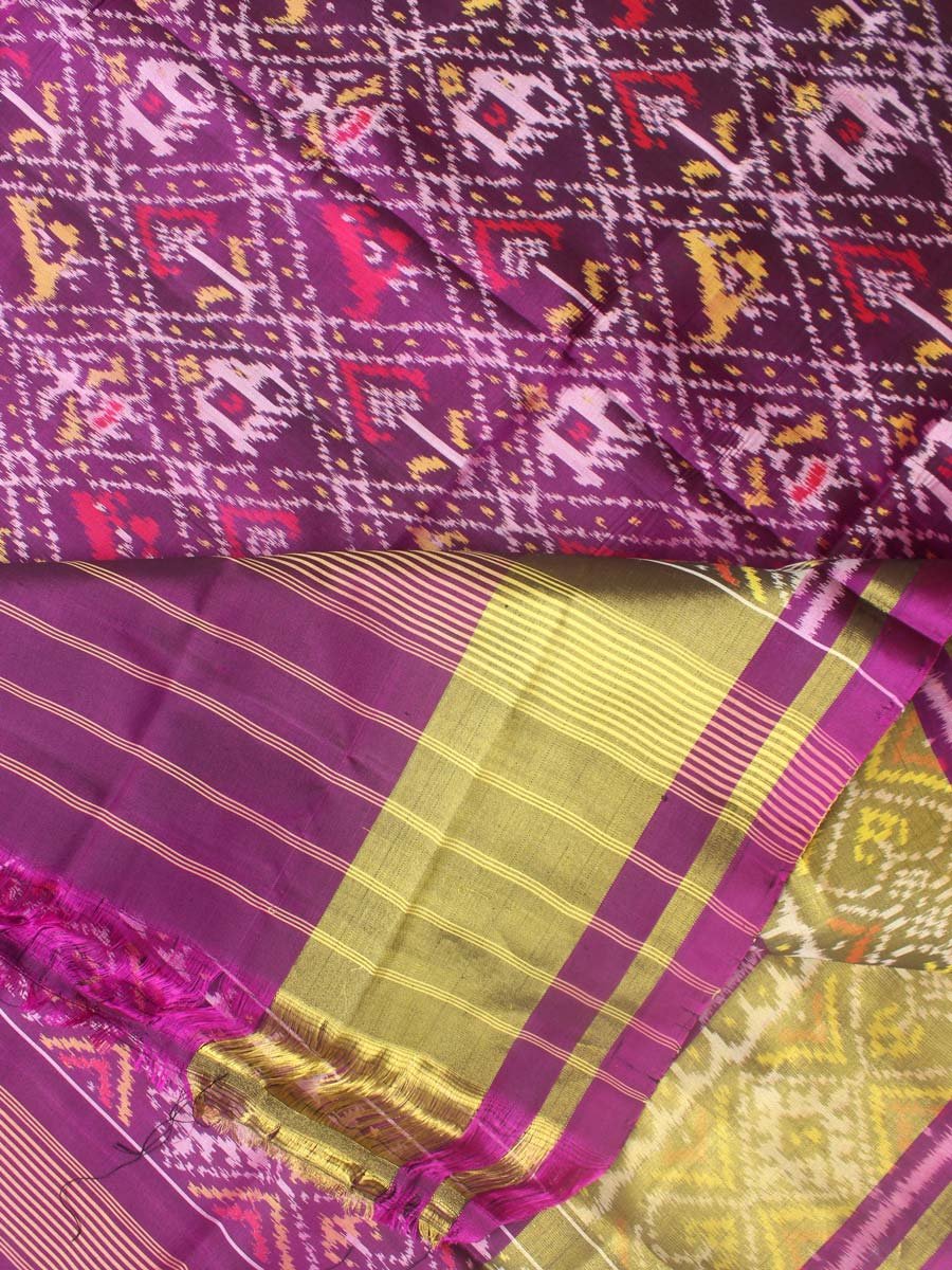 Purple-and-golden-Patola-pure-silk-dupatta-Shilphaat Purple-and-golden-Patola-pure-silk-dupatta-Shilphaat