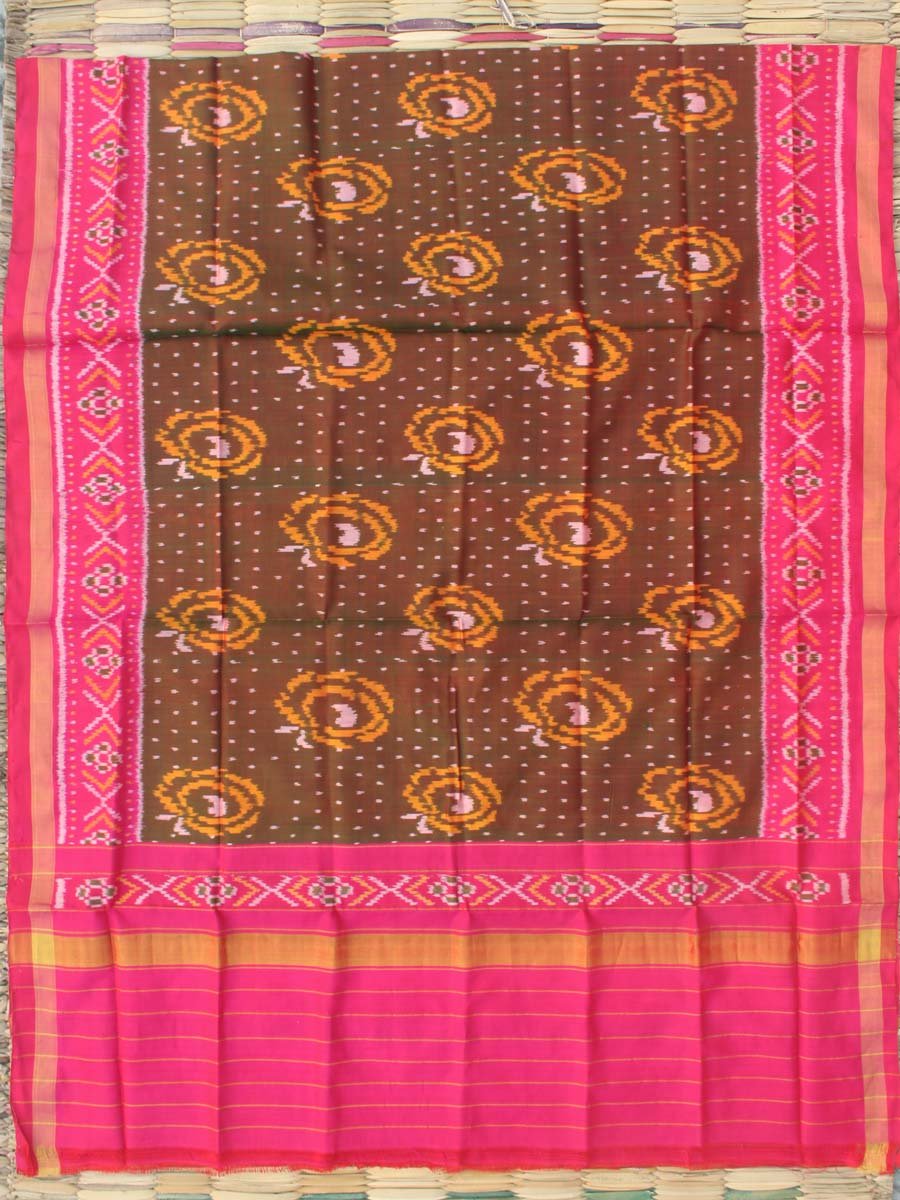 Mehndi-Green-and-Pink-patan-patola-handwoven-dupatta Mehndi-Green-and-Pink-patan-patola-handwoven-dupatta